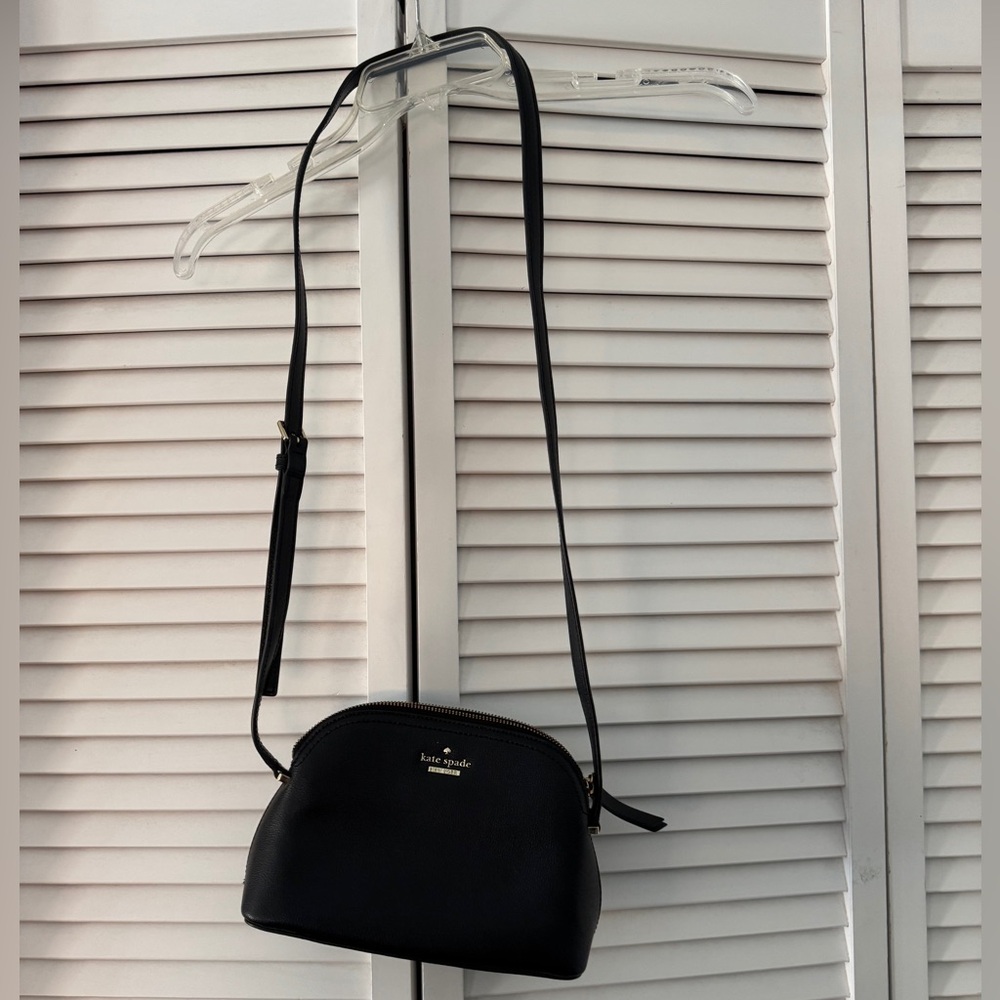 Kate Spade Black Dome Crossbody Bag
